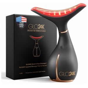 GLO24K Face and Neck LED Beauty Massager